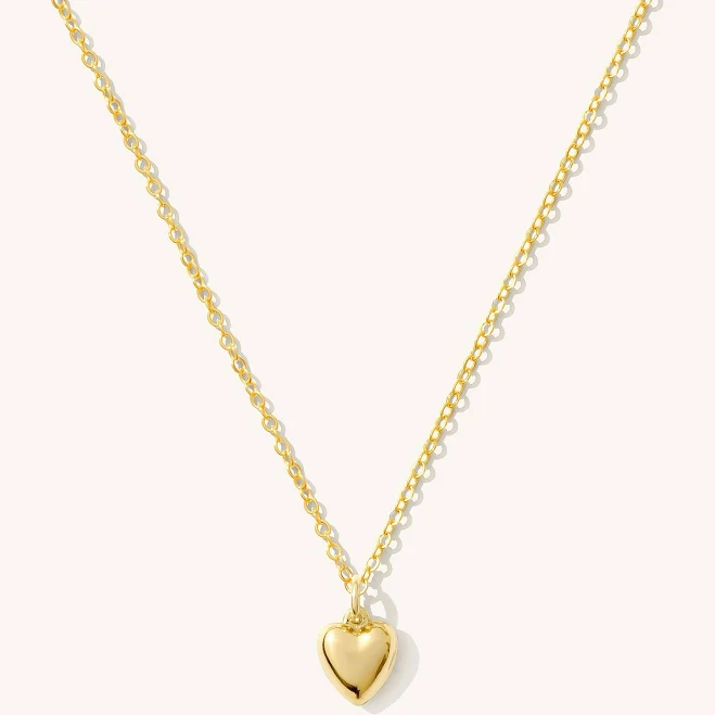 Tiny Heart Sterling Silver Necklace