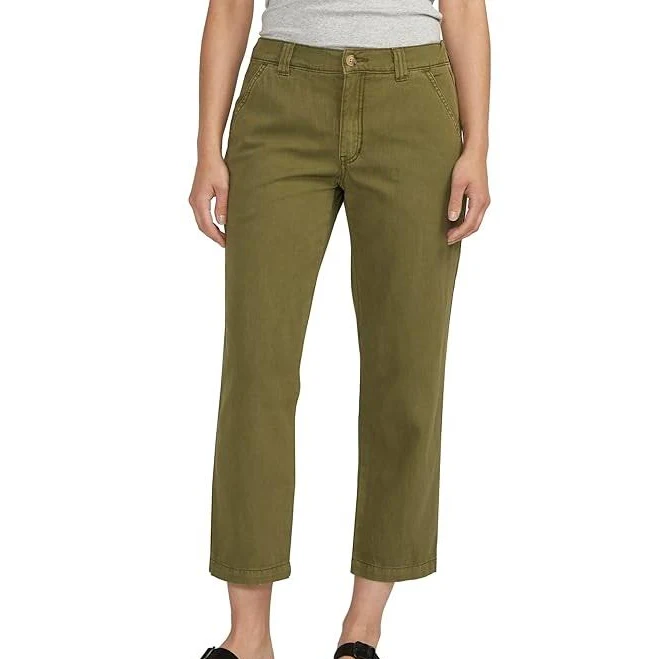 JAG Women's Chino Tailored Cropped Pants