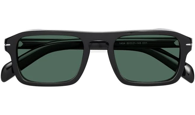 Evette Retro-Vintage Acetate Rectangle Sunglasses