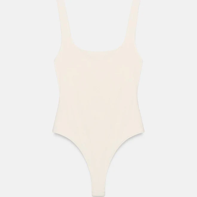 Zara Square Neck Stretch Bodysuit