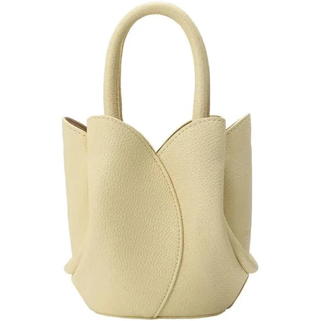 Melie Bianco Tulip Mini Recycled Vegan Leather Top Handle Bag