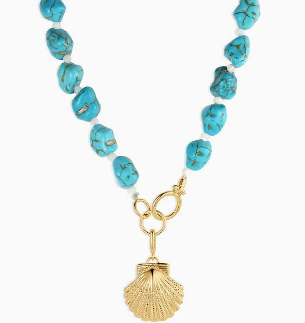 Gorjana Women's 18K Gold Scallop Shell Charm Necklace
