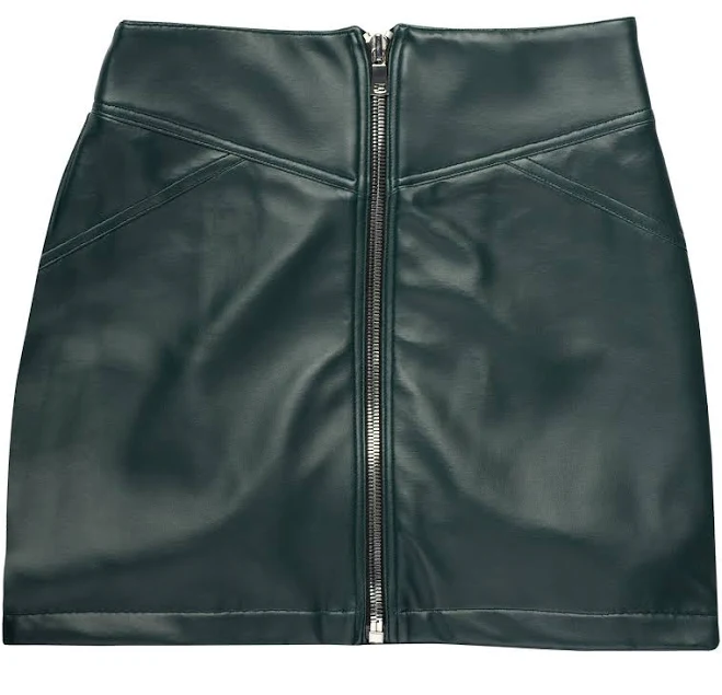 Vegan Leather Mini Skirt