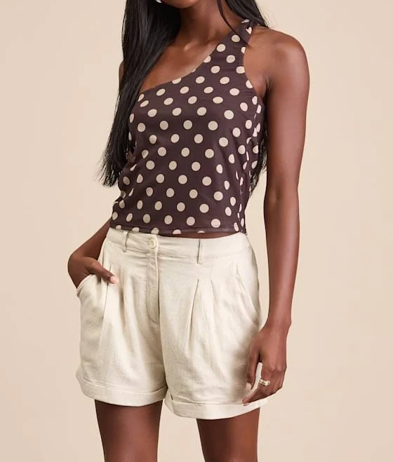 Lulus High-Rise Pleated Shorts