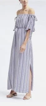 Banana Republic Off The Shoulder Maxi