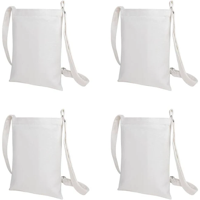 4 Pack Canvas Hobo Crossbody Bag