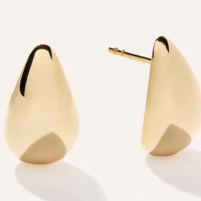 Quince 14K Gold Teardrop Earrings