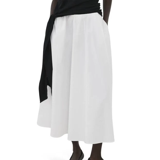 MANGO Falda Newcreta Cotton A-Line Skirt