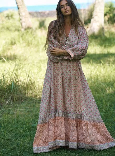 Bhoomi Maxi Dress Boho Cotton Gauze