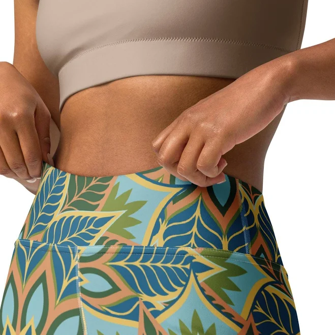 High-Waisted Mandala Leggings