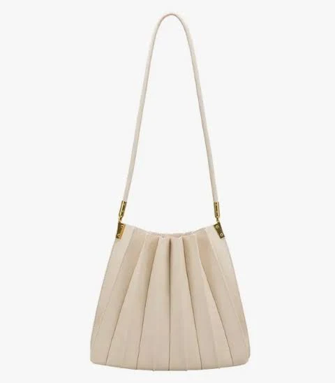 Carrie Pleated Shoulder Bag