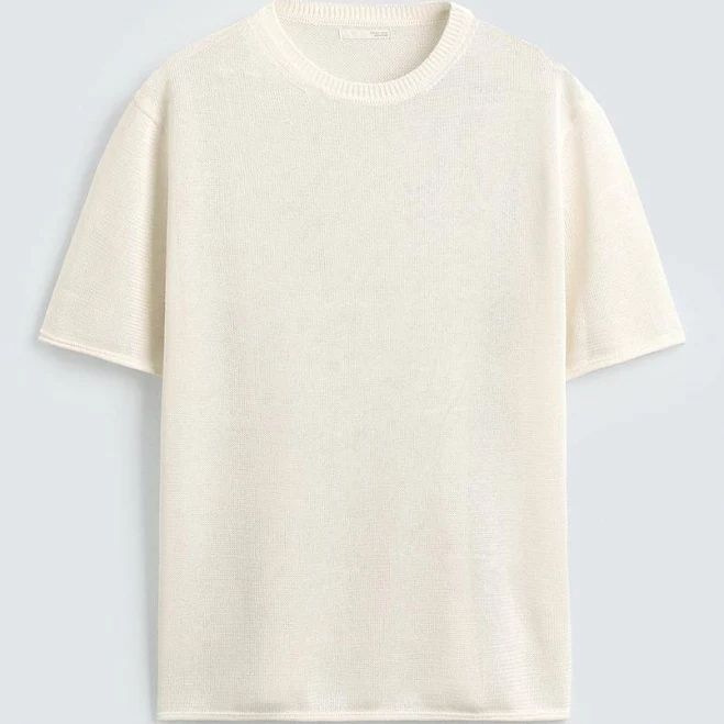 Zara Men's Viscose Blend T-Shirt
