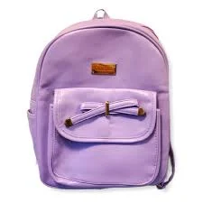 Light Purple/Lilac Cute Faux Leather Backpack