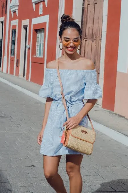 Straw Leather Handbag