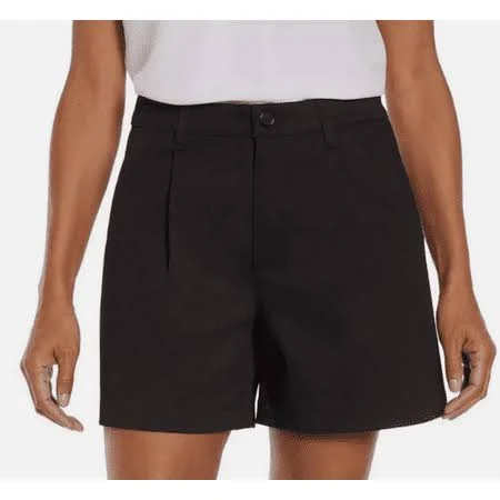 Banana Republic Women's Pleat Front Shorts Black 14