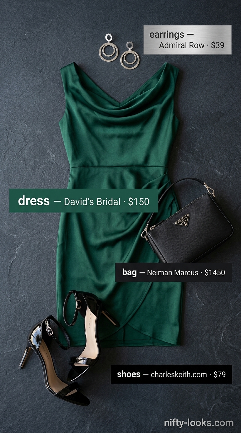 Date Night Summer A-Line Sleeveless Dresses 2026 Elegant emerald green A-line sleeveless dress for a date night or cocktail party.