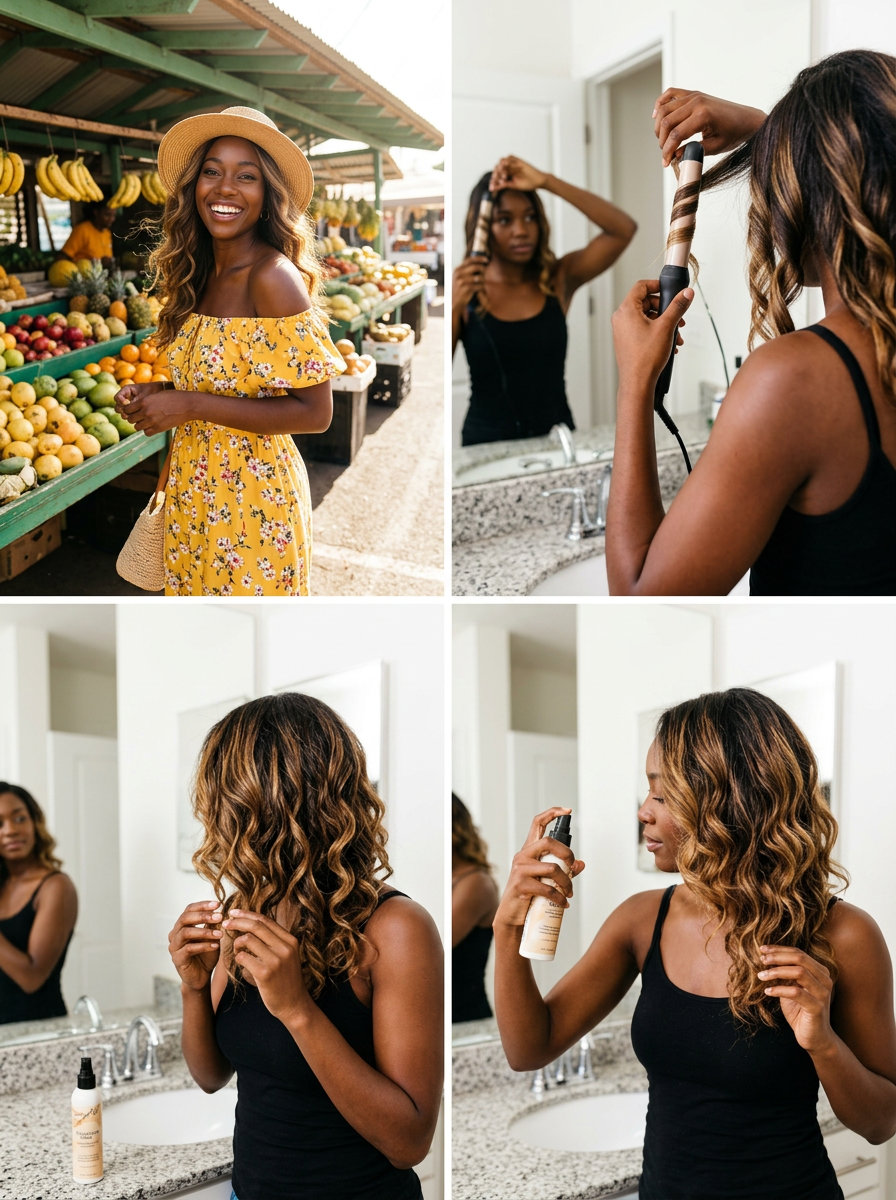 long natural defined waves with crème brûlée blonde in warm vanilla for summer