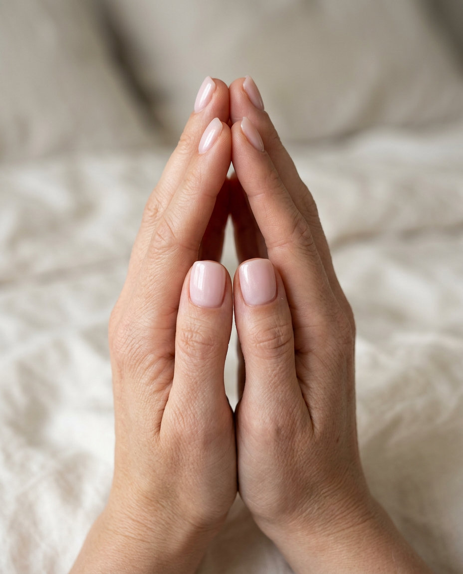 Sheer Pink Milky Gloss nails for work and bridal events. June nails color ideas - summer trends 2026.