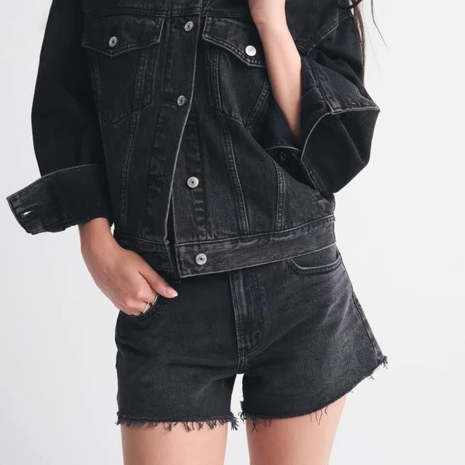 shorts Abercrombie & Fitch Women's High Rise 90s Cutoff Shorts Abercrombie & Fitch $49.99