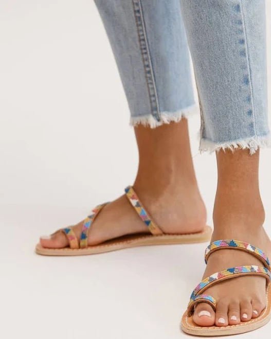 shoes Diani Retro Leather Sandals Laidback London $108.29