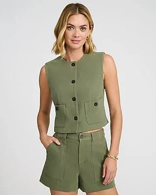 shorts Express Women's High Waisted Cotton Utility Shorts Express $43.5