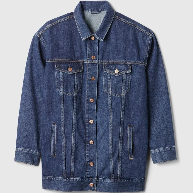 outerwear Gap Women's Oversized Icon Denim Jacket Gap $74.99