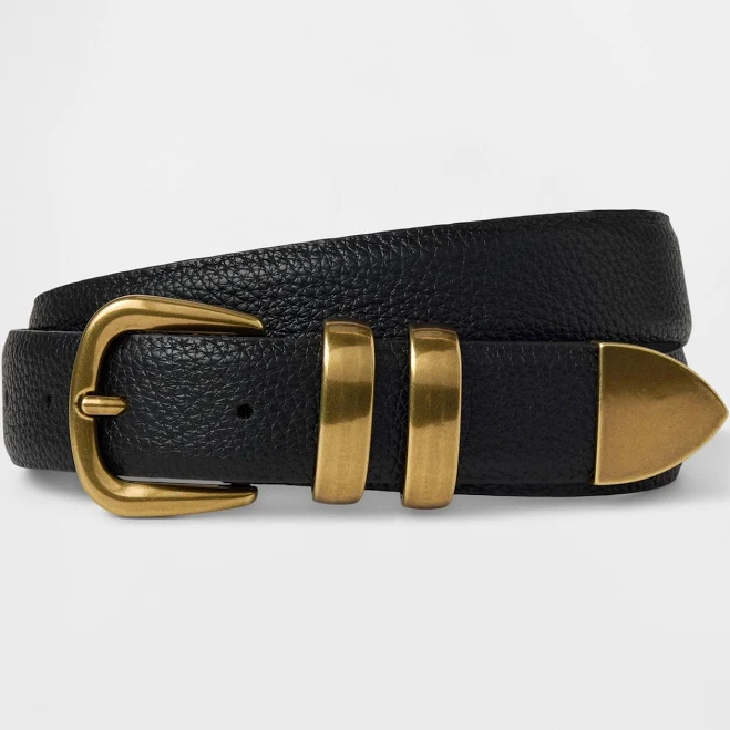 accessory Gap Women's Pebbled Leather Belt Gap $39