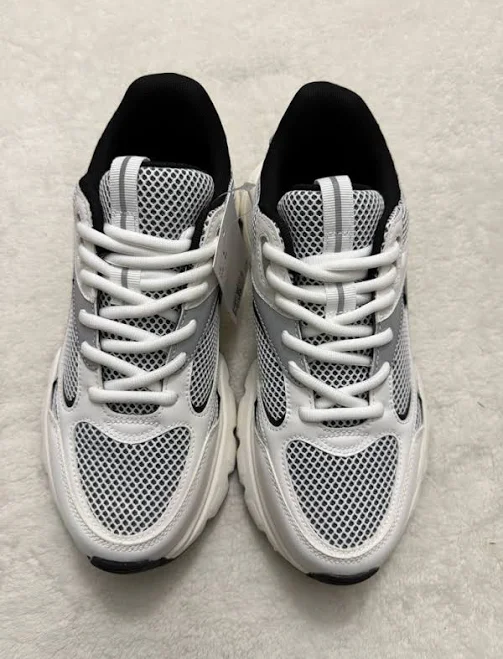 shoes H&M Shoes | H&M White, Black And Gray Mesh Chunky Sneakers | Color: Gray/White | Size: 8 | Aw1516's Closet Poshmark $60