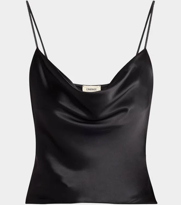 top L'AGENCE Women's Calista Cowl Neck Silk Camisole Neiman Marcus $157.5