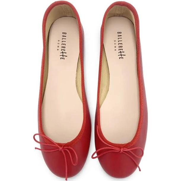 shoes Leather Ballet Flats Ballerette $179