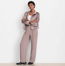bomber jacket Loft Women's Versa Satin Bomber Jacket LOFT $80
