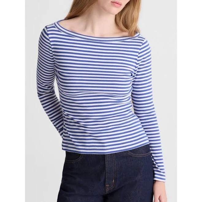 top Madewell Women's The '90s Stripe Boatneck T-Shirt Nordstrom $58