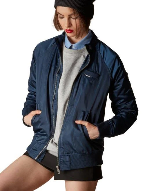bomber jacket Members Only Women's Satin Boyfriend Jacket Nordstrom $98