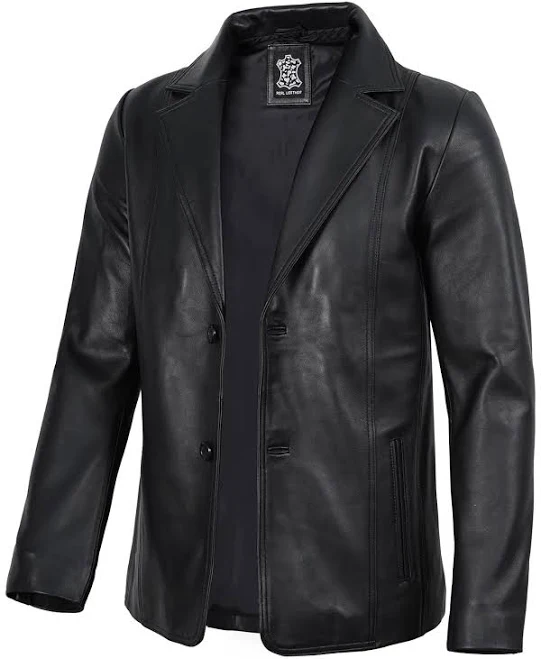 leather jacket Men's Real Leather Blazer Decrum $189
