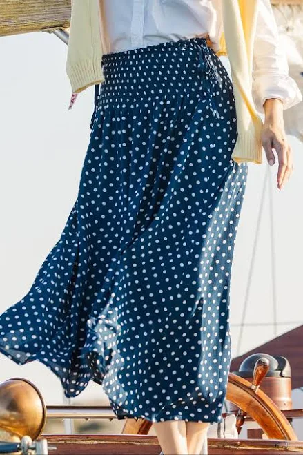 skirt Picnic Perfect Polka Dot Midi Skirt The Mint Julep Boutique $55