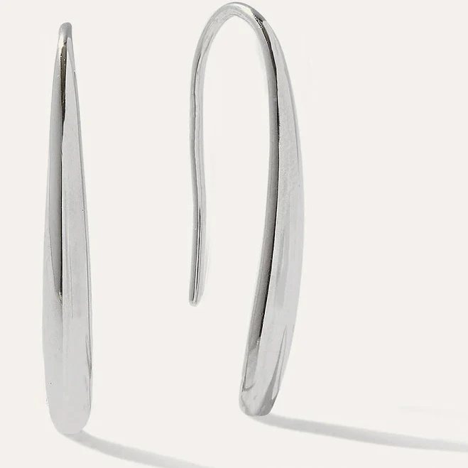 accessory Quince Sterling Silver Lightweight Modern Threader Drop Earrings Quince $38