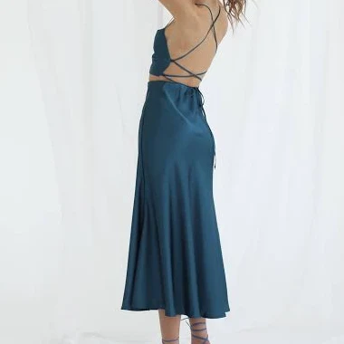 skirt Satin Midi Skirt Etsy - Seller $142.51