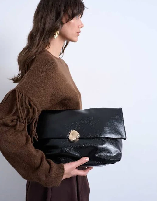 bag Topshop Gaia Folded Clutch Bag ASOS $50