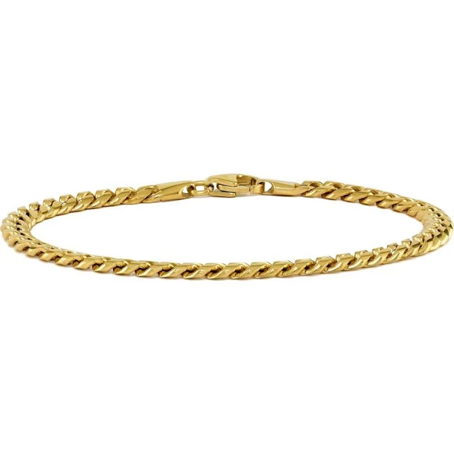 accessory Vincero Men's 14K Gold Plated Curb Chain Bracelet Nordstrom $89