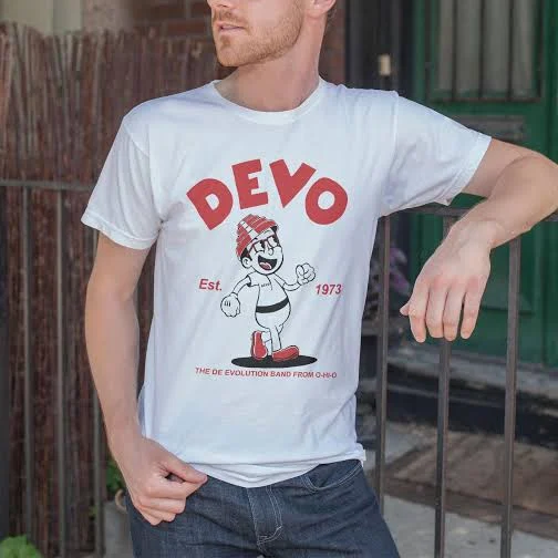 top Vintage Devo Graphic Shirt Etsy - RZhopShop $17.99