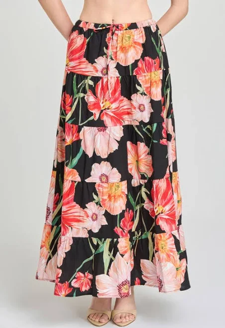 skirt WAYF Marigold Tiered Midi Skirt Nordstrom $75