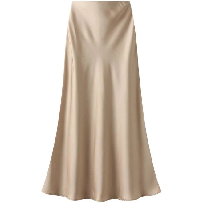 skirt Women's High-End Drape Satin Fishtail Skirt Dresslittly $50