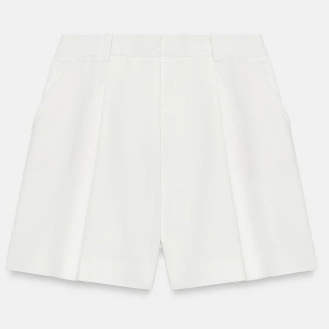 shorts Zara High-Waisted Pleated Shorts Zara USA $45.9