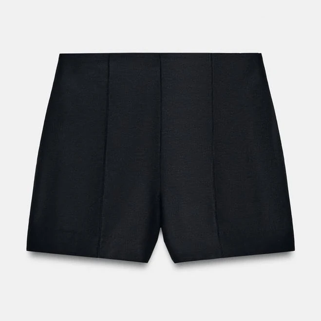 bottoms Zara High-Waisted Shorts Zara USA $39.9