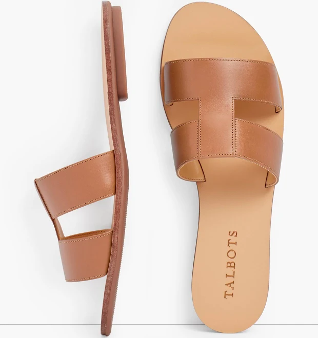 Women's Talbots Hannah Vachetta Leather Slides
