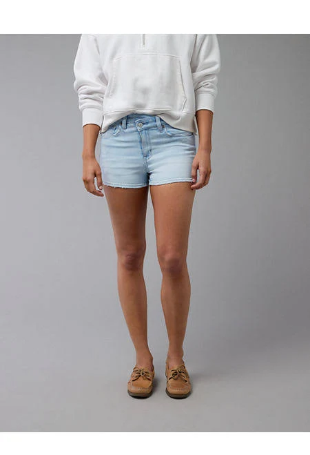 AE Next Level Women's High-Waisted Denim Shorts