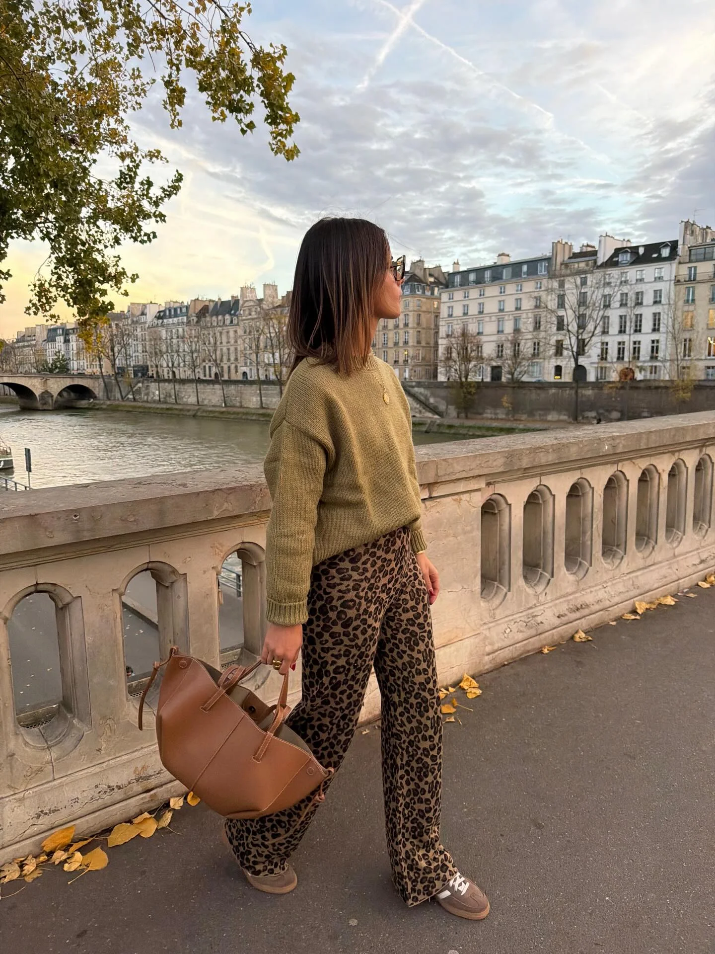 fall fashion trends 2026 Leopard Print Trousers Meet Soft Autumn Neutrals