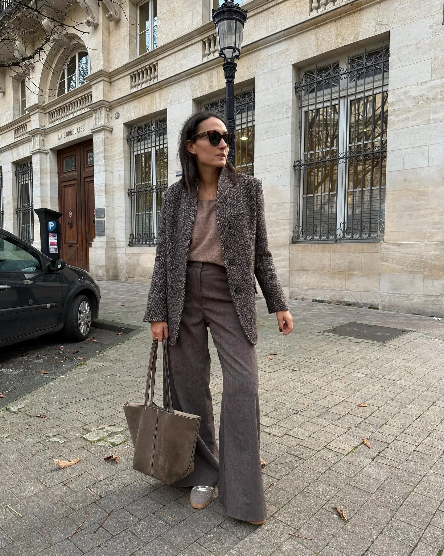 fall office outfits for women 2026 Earth-Tone Layering For Relaxed Office Elegance