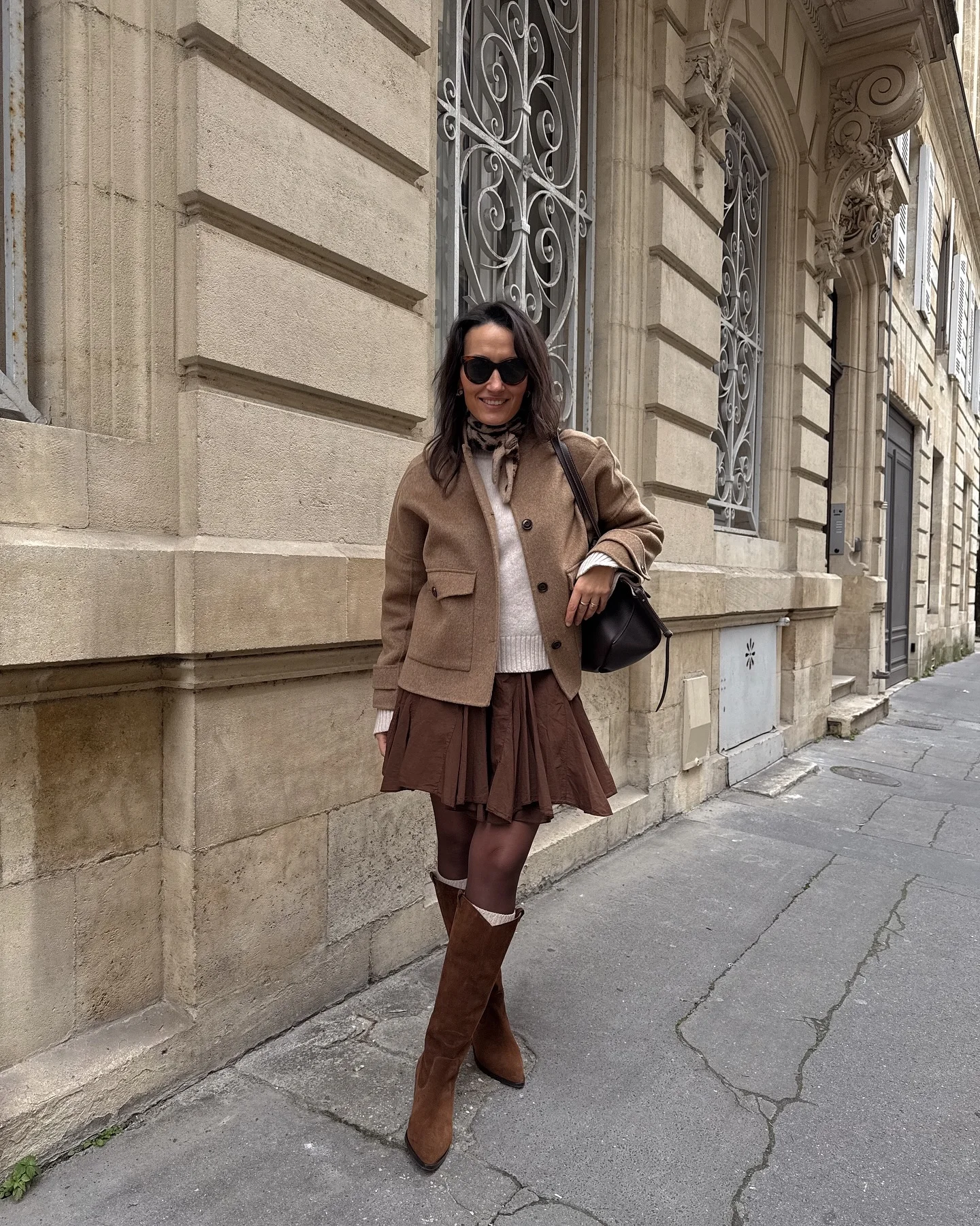 fall fashion trends 2026 Modern Skirt Styling With Riding Boots And Warm Neutrals