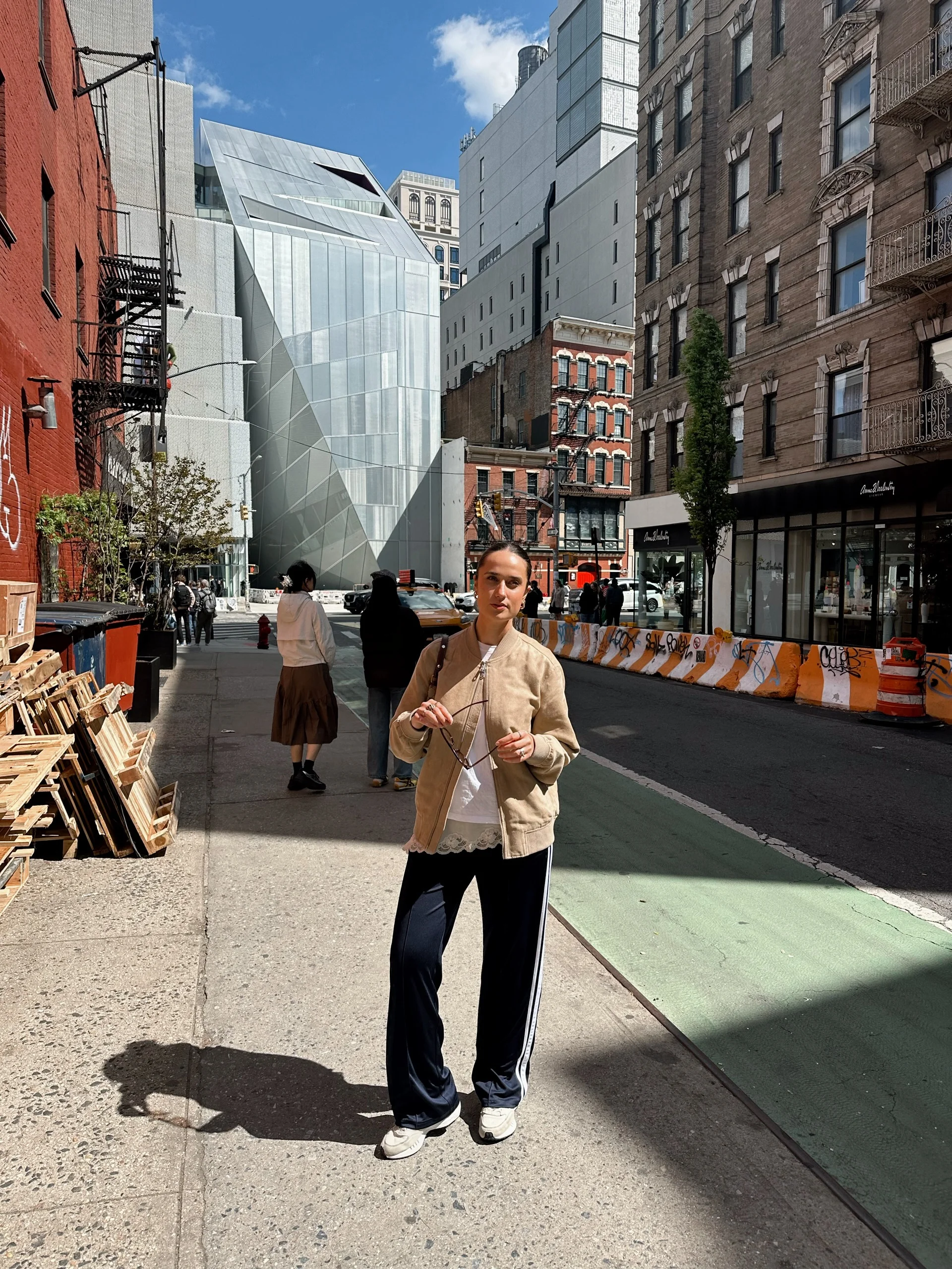 fall street style nyc outfits 2026 Relaxed Sporty Layers With Everyday Downtown Comfort